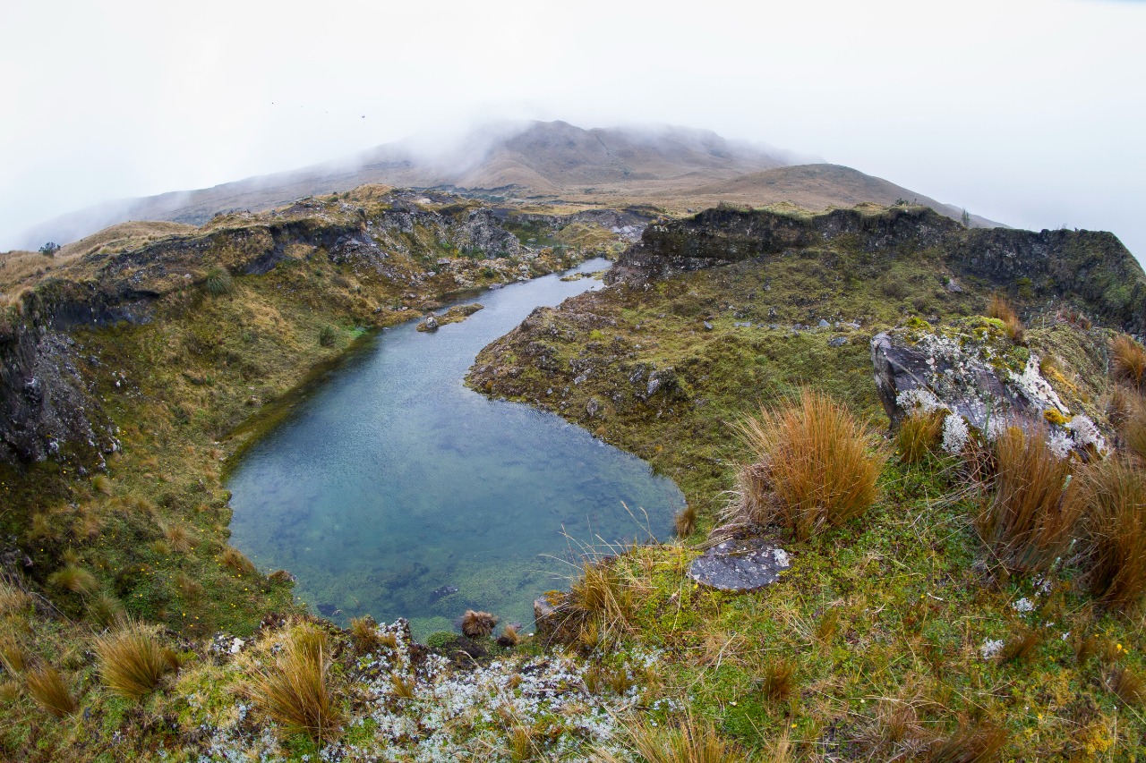 Laguna de Anteojos en el Parque Nacional Llanganates Quinti